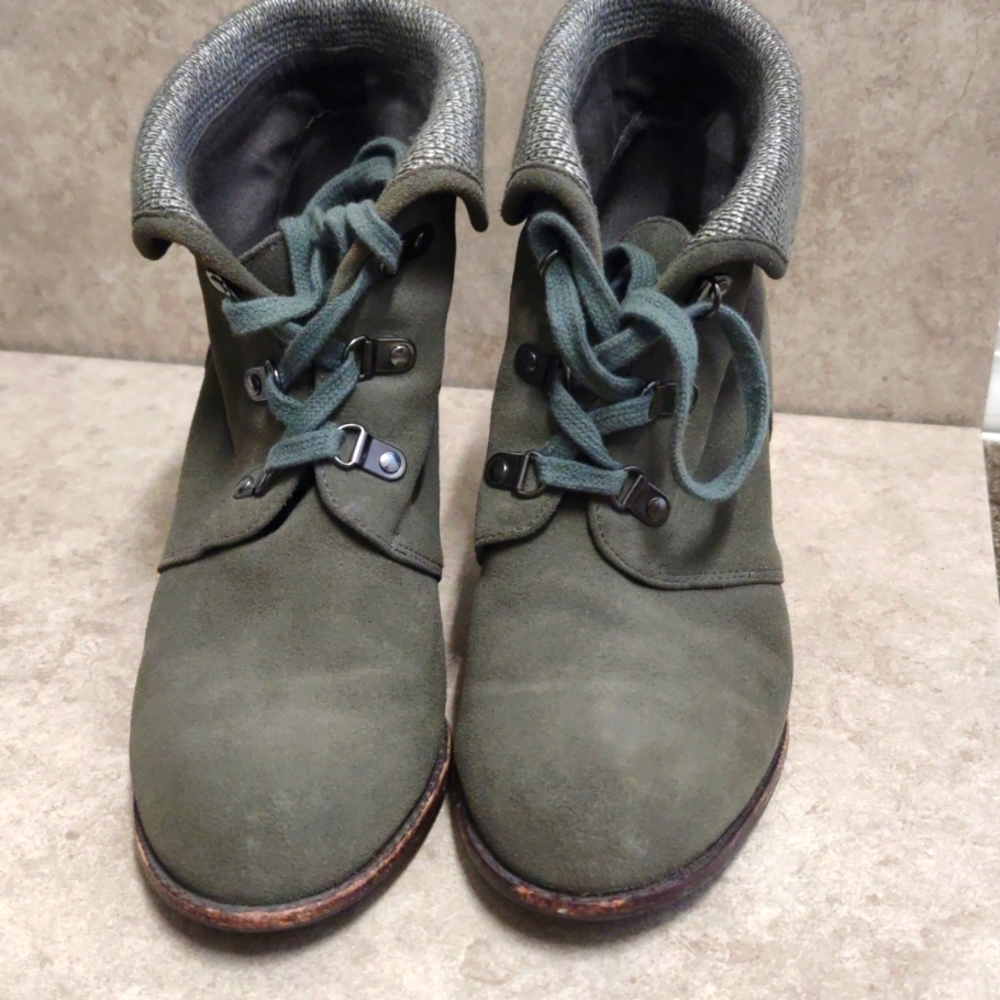Splendid Grey Ankle Boots, Size 8.5